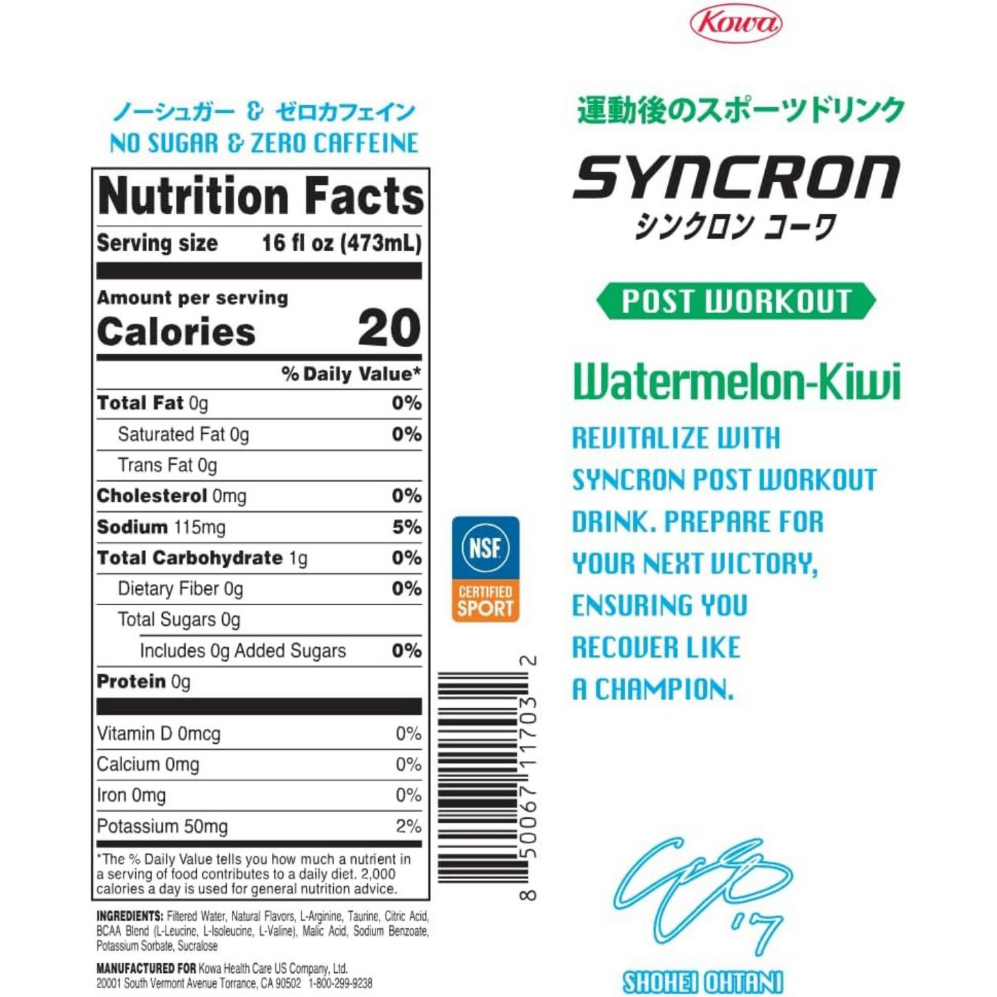 Post-Workout Sports Drink